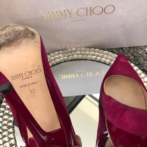 Jimmy Choo Kayomi Suede Pumps - Picture 6 of 8